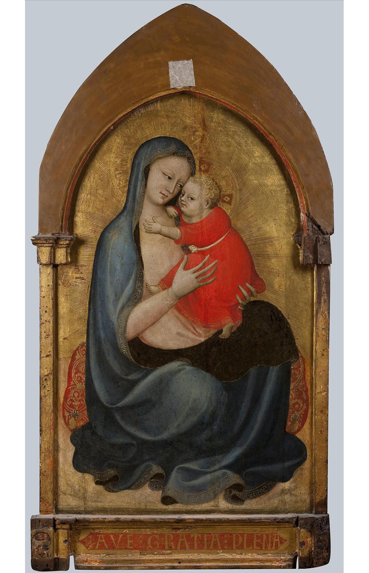 Джованни Тоскани (Джованни ди Франческо Тоскани). "Мадонна с Младенцем". 1420-е. Эрмитаж, Санкт-Петербург.